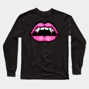 Fang Flags - Breast Cancer awareness Long Sleeve T-Shirt